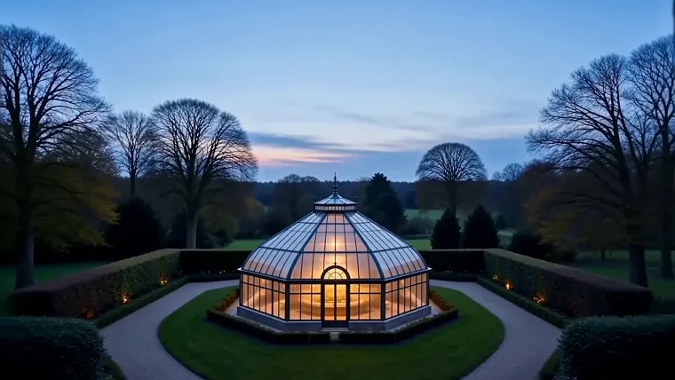 De orangerie voor de borrel