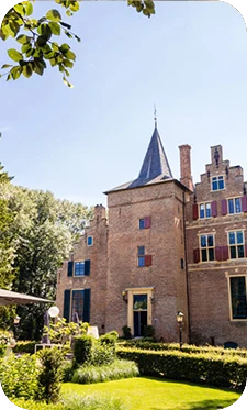 Een boutique kasteellocatie tussen de bomen