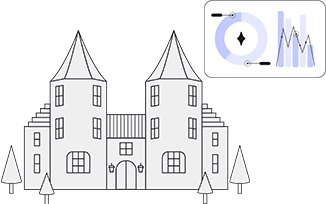 Kasteel illustratie